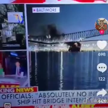 Interesting This video of timed detonations during the Key Bridge disaster