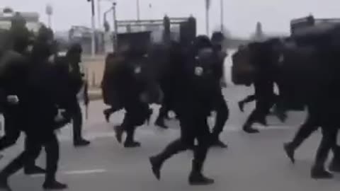 Waves of chechen troops keep moving towards
