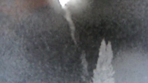 two drones late nite large glow smoke comeing from?