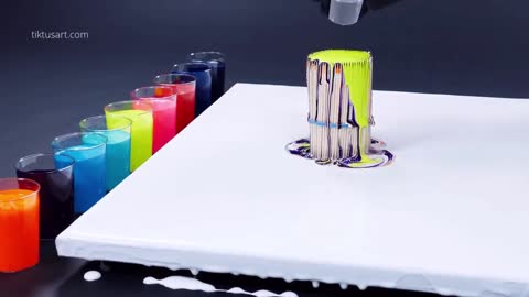 Continue To Pour Paint Into The Toothpick