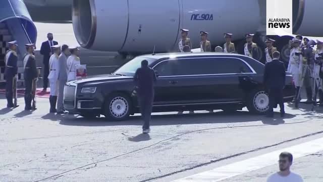 Russian President Putin arrives in Iran.