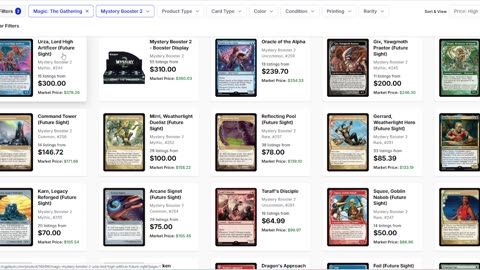 MTG mystery booster 2 is getting pricey