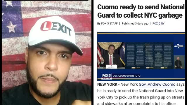 NY failed Governor Cuomo wants to use the National Guard to pick up trash