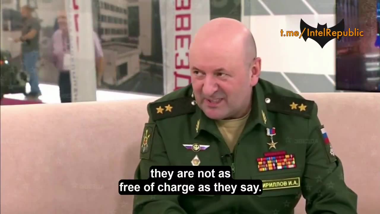 Russian Lieutenant General Igor Kirillov Speaking on News TV