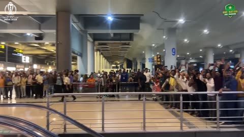 Pakistan Team Arrivals in Hyderabad India For 2023 World Cup Championship 🏆🏆। IndVsPak।