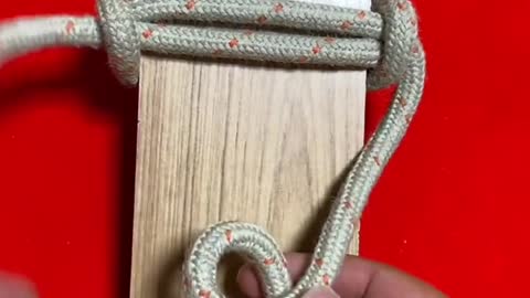 How to Tie the knotting skills in life, you can learn at a glance #78