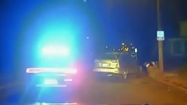 Reckless SUV Smashes Into Parked Cars (TWICE) During Police Chase