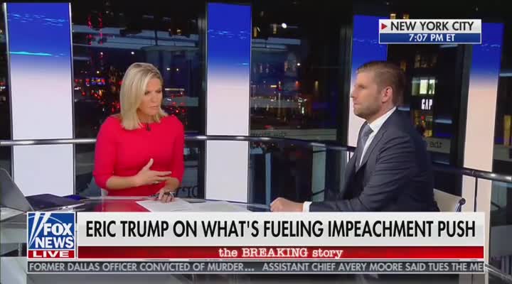 Eric Trump on impeachment: Let's put Hunter Biden on the stand