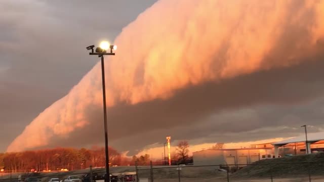 Morning Glory Clouds at Sunrise