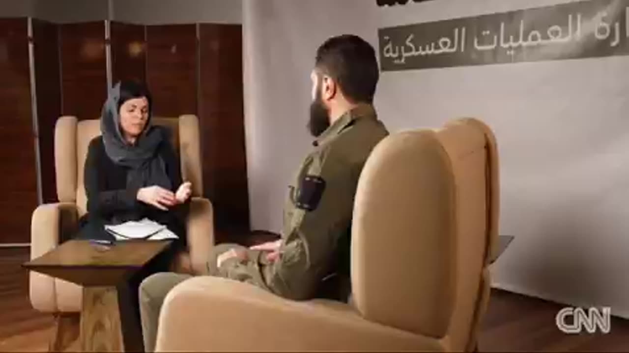 CNN's softball interview with AlQaeda leader Al Golani that they want to be the president of Syria