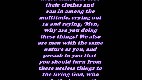 The Book of Acts 28:6 - Daily Bible Verse Commentary