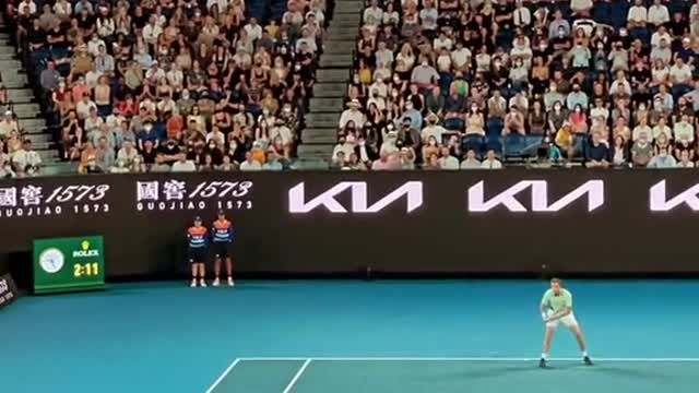 WaitforKyrgios’celebration#tennis