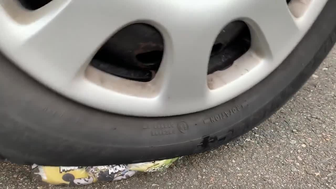 Crushing Crunchy & Soft Things by Car! EXPERIMENT