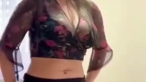 slut girl belly dance in hotel with client