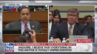 Krishnamoorthi questions acting DNI in whistleblower hearing