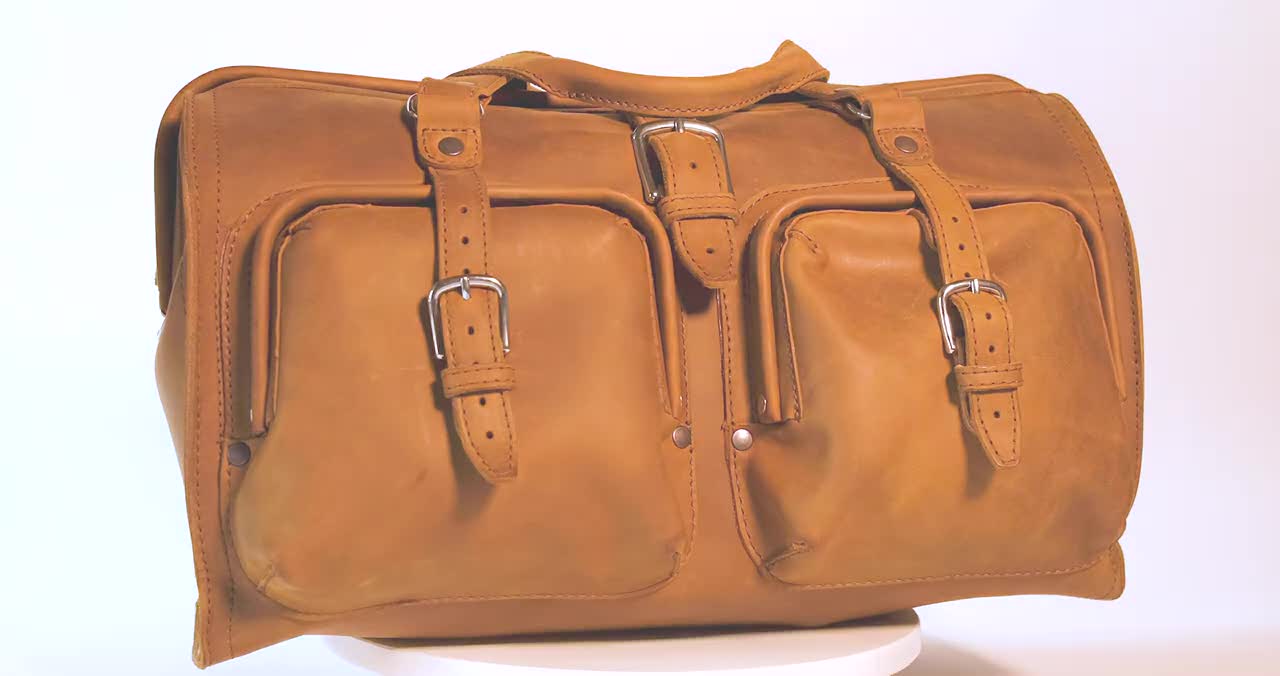 The Deep Pocket Leather Duffle - How It's Made