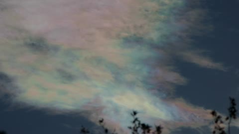 Photoluminescent Iridescent Clouds