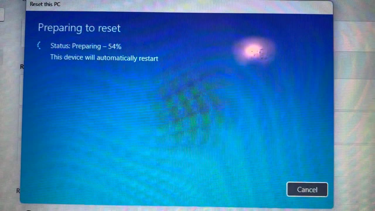 Restore To Factory