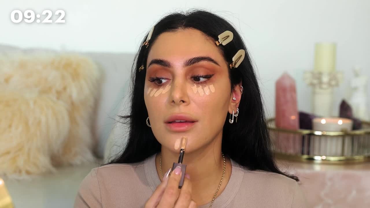 Huda Kattan's Everyday Glam Beauty Routine _ Allure