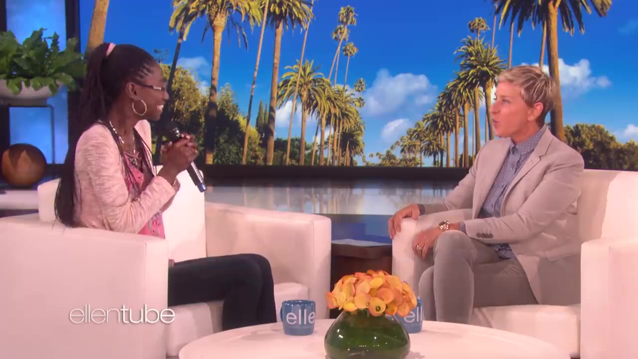 Ellen Taught This Fan How to Speak English