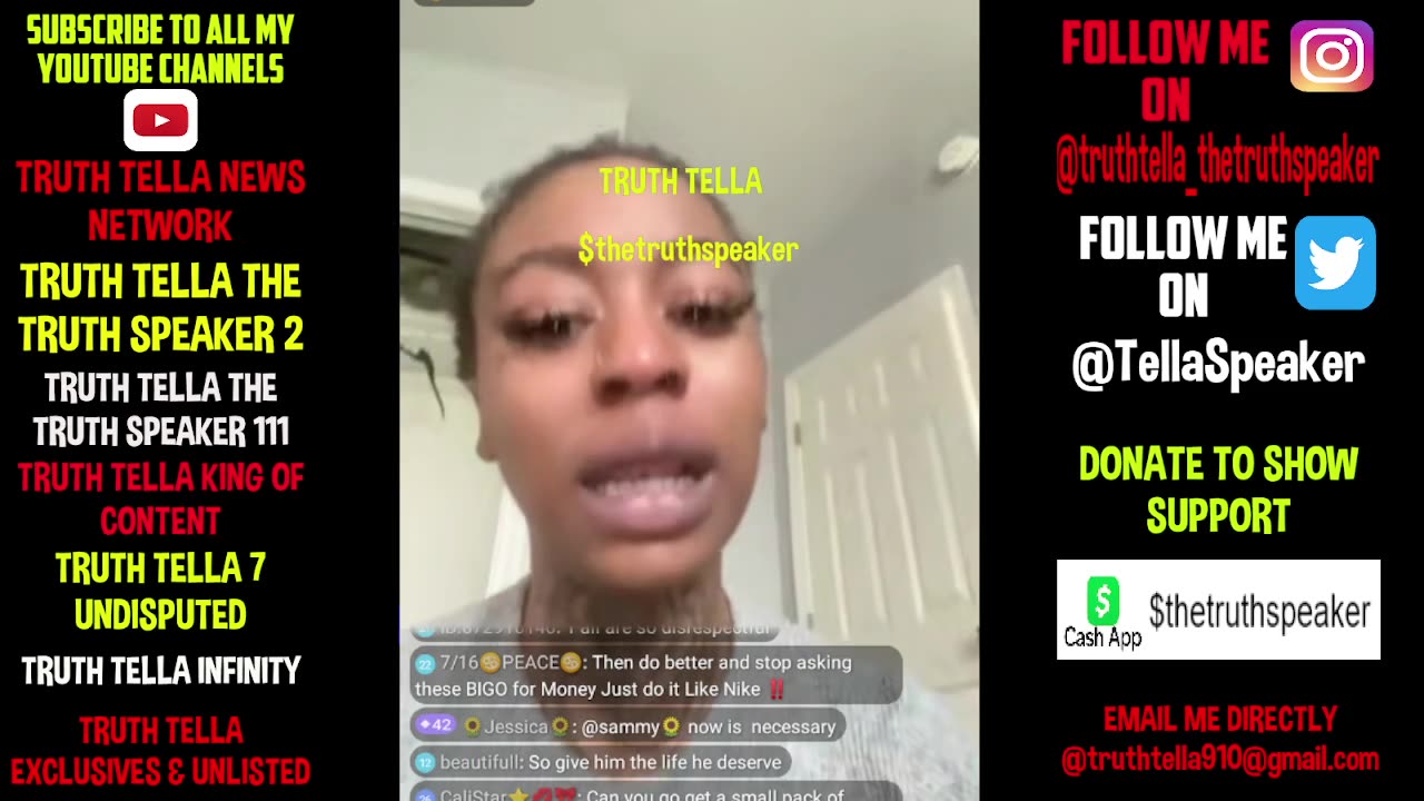 BOSS ARI BEAT UP BY A TRICK GOES LIVE CRYING READY TO TURN HERSELF IN TIRED OF BEING ON THE RUN