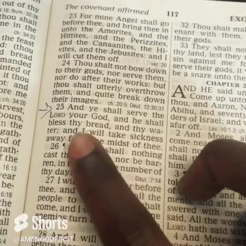 chosen ones daily scripture exodus 23_25 worship God his blessings shall be on your food and water