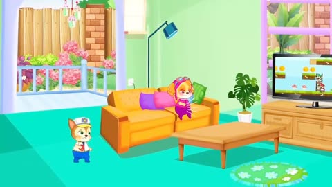 Kid cartoon and song