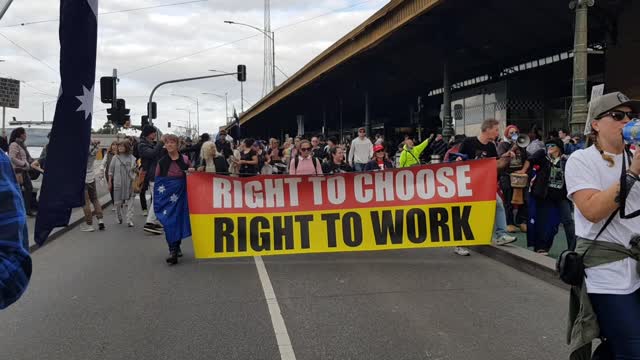 March To Flinders Street Station 28 05 2022