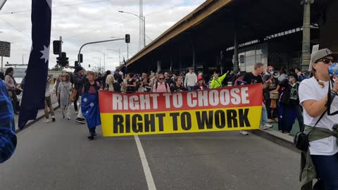 March To Flinders Street Station 28 05 2022