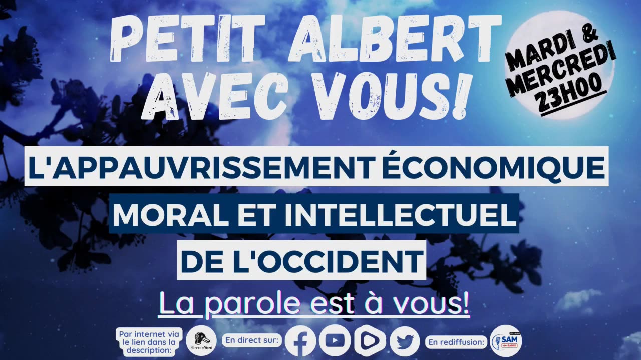 Petit Albert avec vous! - L'appauvrissement économique, moral et intellectuel de l'occident