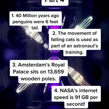 Fun Facts You Probably Didn't Know!!! Part 4