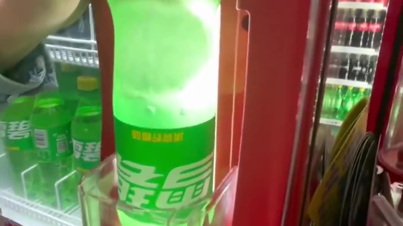 Vending Machine In Asia Turns Soda Into Icee/Slushie! So cool!