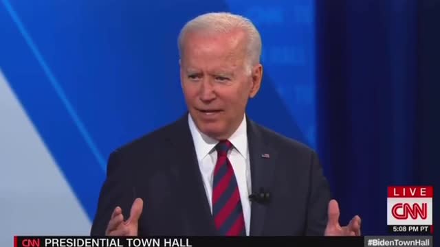 Biden saying if you take the vaccine, you won't get COVID