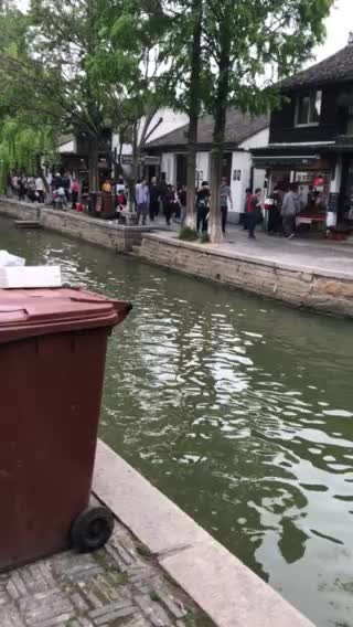 Walking through a village in China
