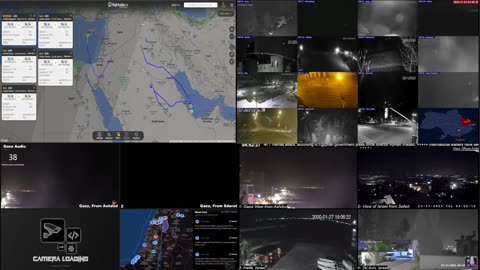 Live Cams From GAZA ISRAEL Ukraine Multicams and Aircraft Tracking