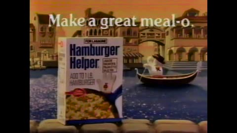 August 11, 1986 - Hamburger Helper Commercial