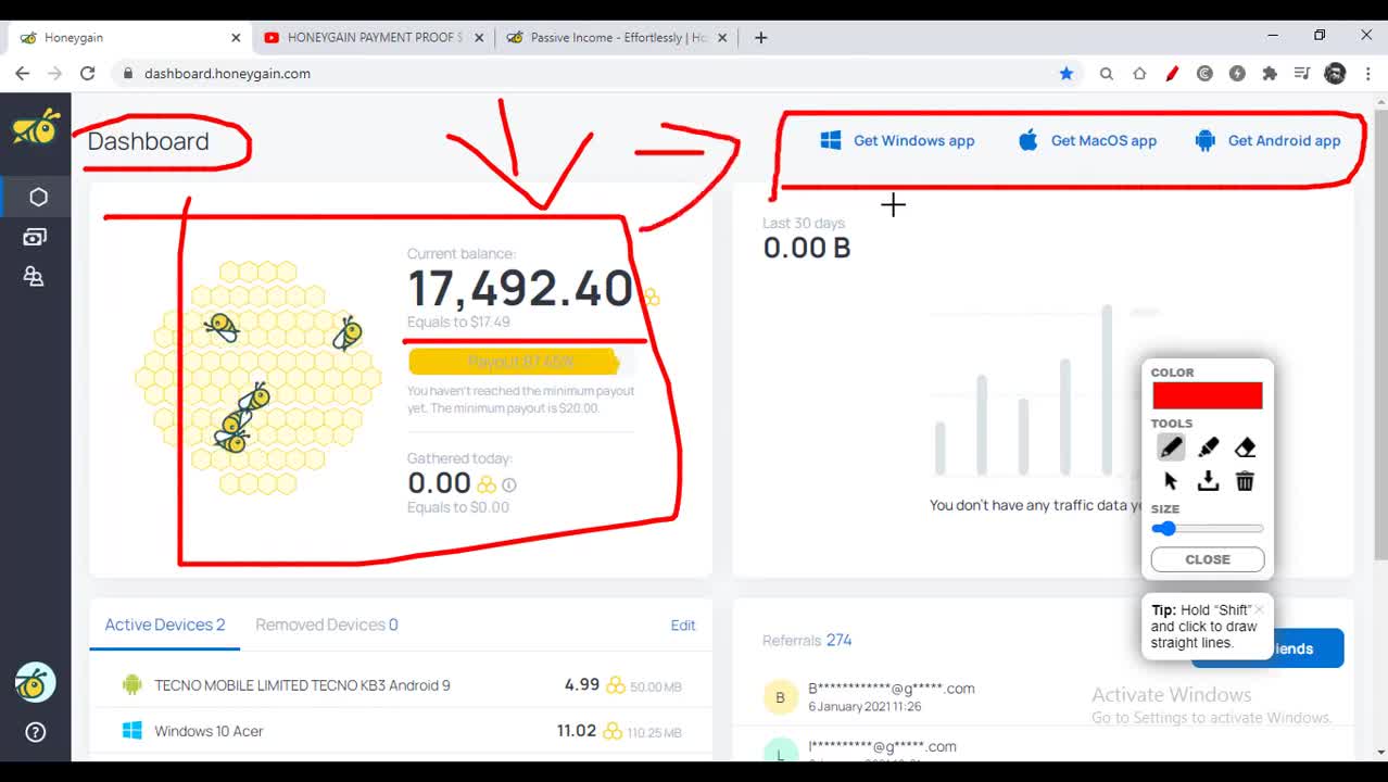 FREE PASSIVE INCOME - HONEYGAIN