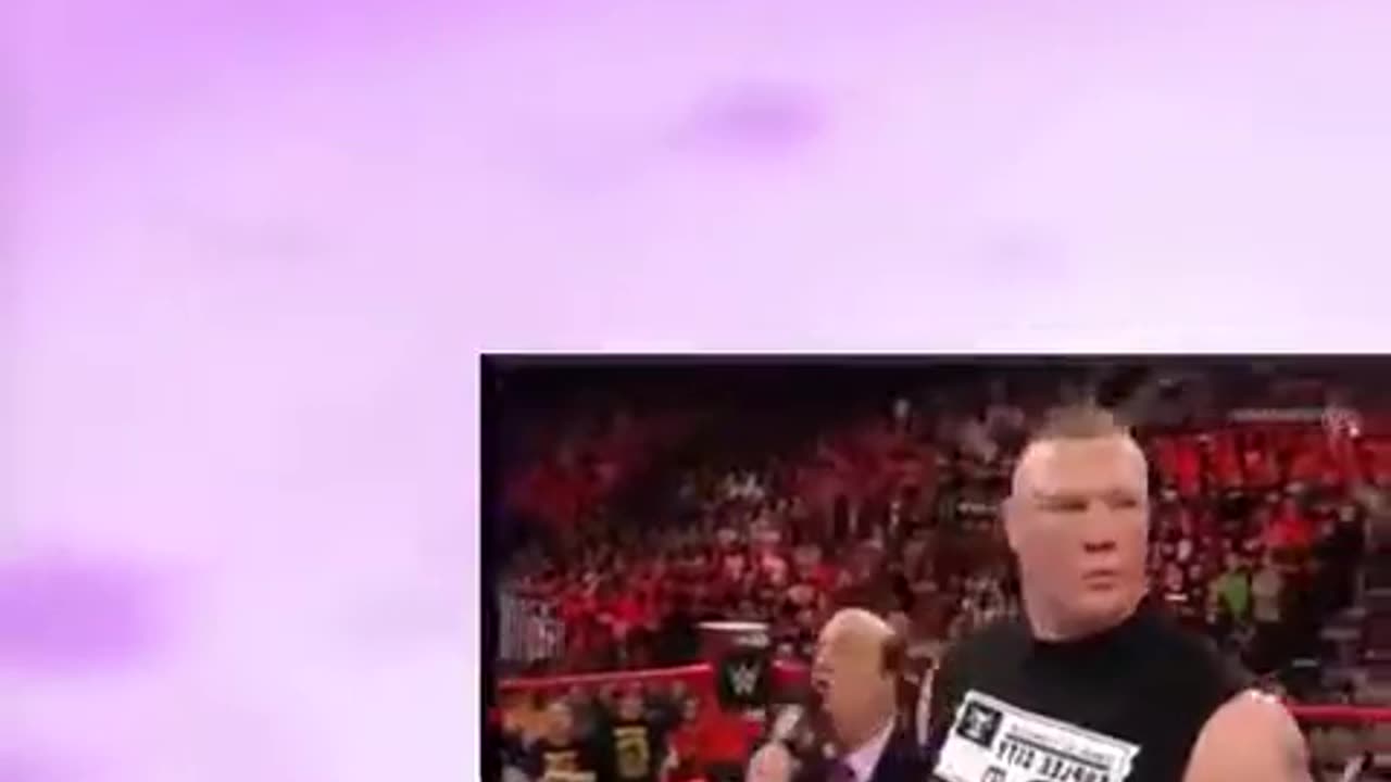 WWE Brock vs Goldberg