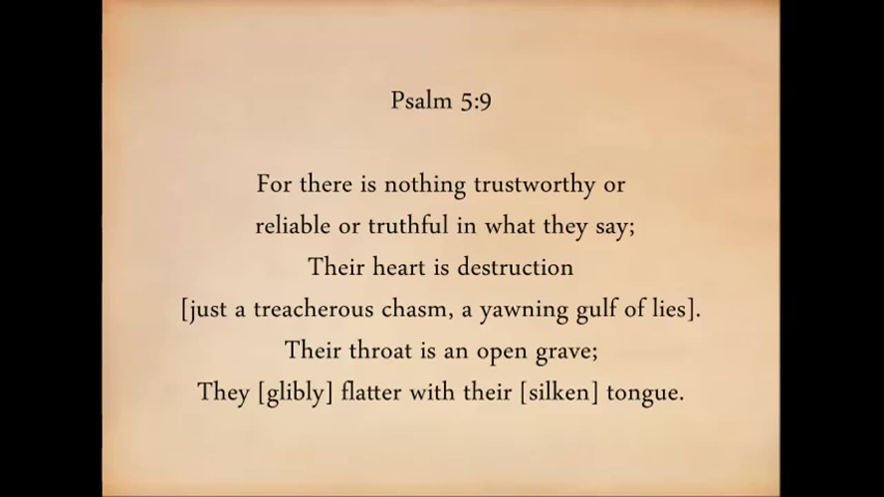 Amplified Bible Reading Psalm 1 5