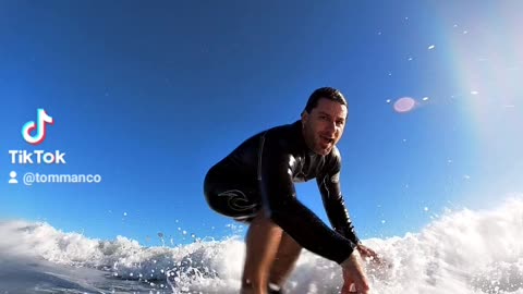 Florida longboard surfing.