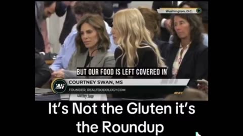 She breaks it down perfect. It's not gluten, it is roundup - Big Pharma is doing it