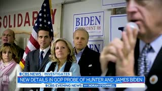 CBS News: "More than 150 transactions involving either Hunter or James Biden's global business affairs were flagged as concerning by U.S. banks for further review"