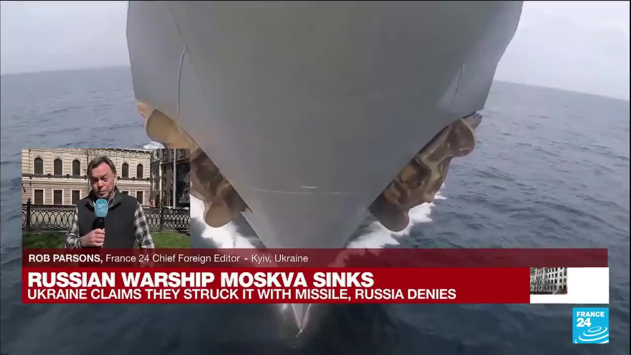 War in Ukraine: Russia hits Kyiv missile factory after Moskva flagship sinks • FRANCE 24 English