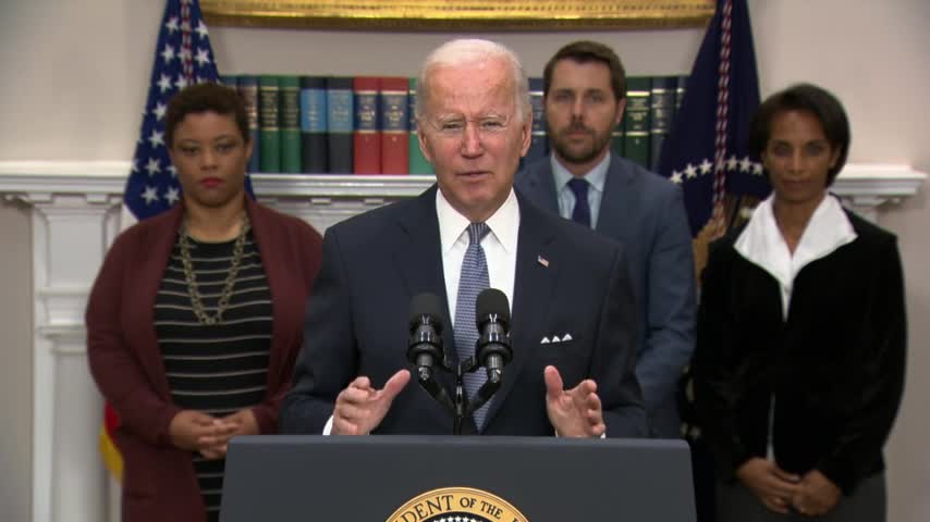 President Biden: "Building an economy where everyone does well"