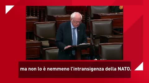 Bernie Sanders gela il congresso USA: LA GUERRA AVRÀ UN CARO PREZZO.