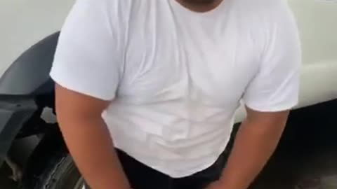 Friends messing around
