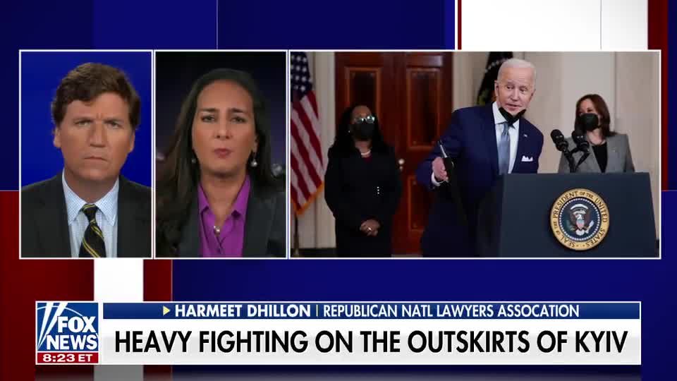 Tucker- Left's activism influenced Biden's SCOTUS pick, undermines Supreme Court- Dhillon