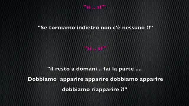 133 F -12 Novembre 2009 Cecchignola "ah ecco .. torniamo indietro .. torniamo indietro .. capito”