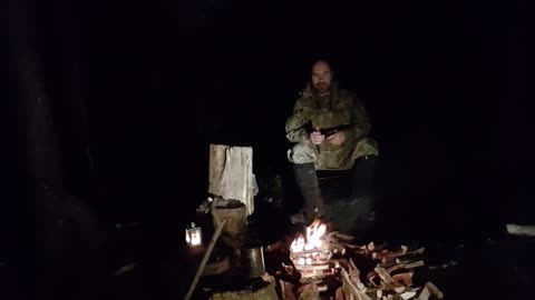 Done a few happy new shout outs by the campfire .