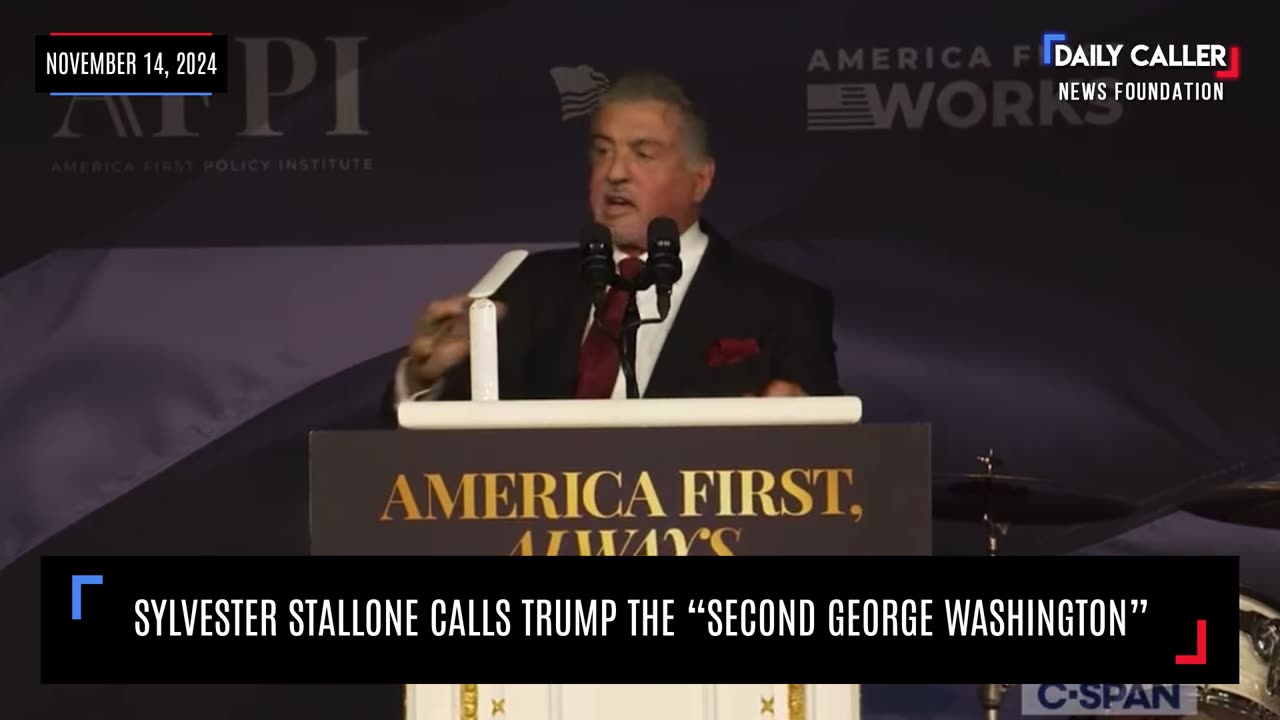 Sylvester Stallone Calls Trump The "Second George Washington"